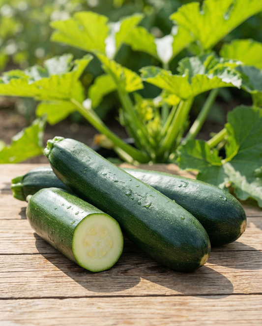 Zucchini Diamant F1 (Cucurbita pepo) – ettåriga frön från SeedsChoice