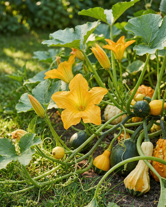 Prydnadspumpa stora och små frukter (Cucurbita pepo) – frön i ettårig blandning från SeedsChoice