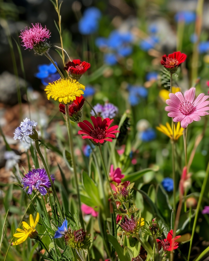 Ängsblomsterblandning 50 g inhemsk vildblommeblandning – ettårig blomma