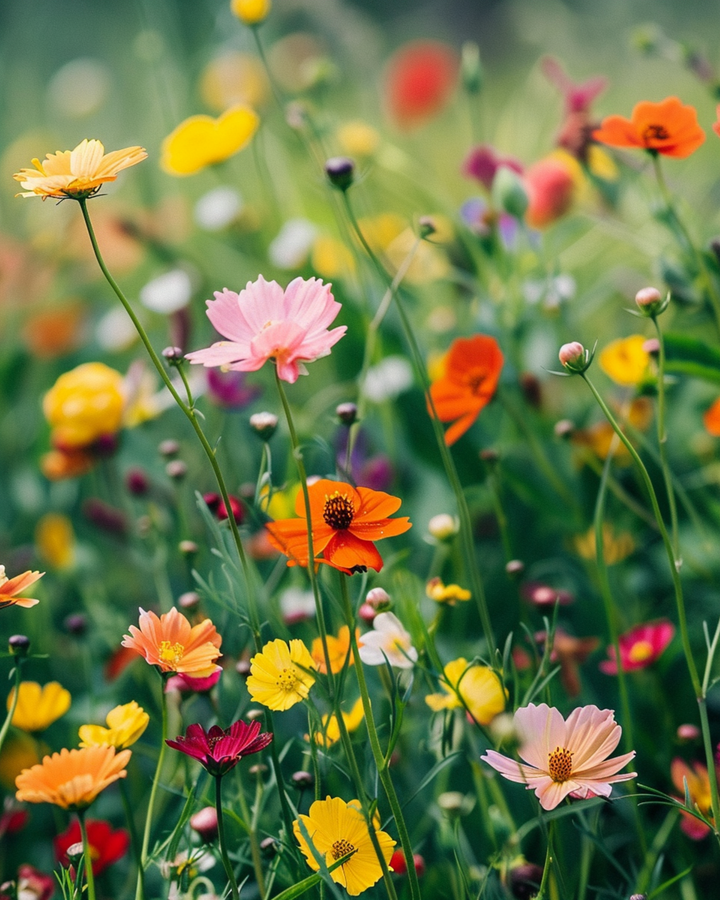 Ängsblomsterblandning inhemska vildblommor 250 g – blomsterfrön