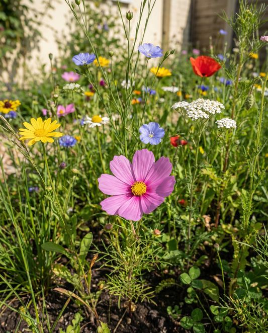 Ängsblommor mix inhemska vildblommor 250 g – blomsterfrön från SeedsChoice