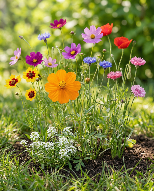 Butterfly Mixture Mix 250g – ettåriga blomsterfrön från SeedsChoice
