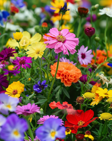 Sommarblommor Mix 250g Förpackning För Utomhussådd frön – ettårig blomma