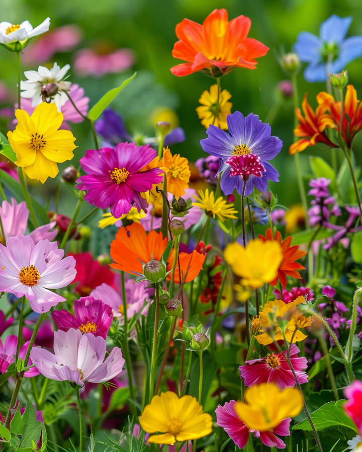 Frön Ängsbuketblandning Mix 250g-förpackning – ettårig blomma