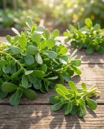 Portlak grön 50g bladgrönsak (Portulaca oleracea) – grönsaksfrön från SeedsChoice