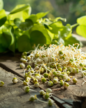 Mungbönafrön för groddning 250g (Vigna radiata) – ekologiska groddfrön