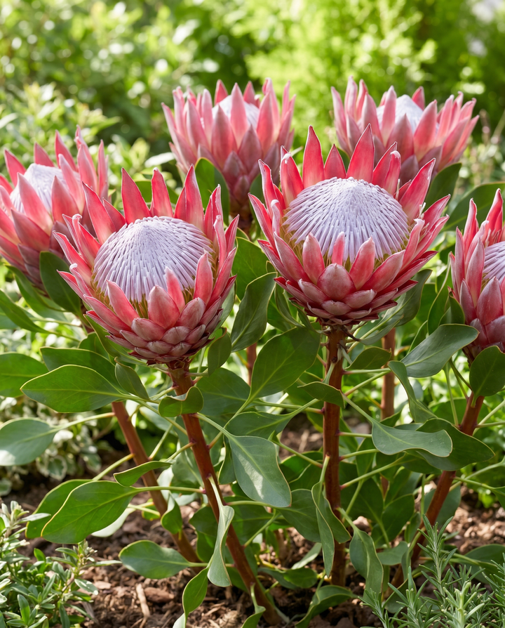 King Giant-frön (Protea cynaroides) – flerårig blomma