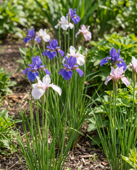 Sibirisk irisfrön Iris Sibirica perenn blomsterblandning