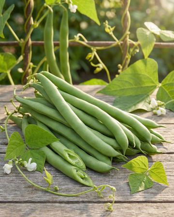 Störbönor Neckarkönigin 100g (Phaseolus vulgaris) – ettåriga grönsaksfrön från SeedsChoice