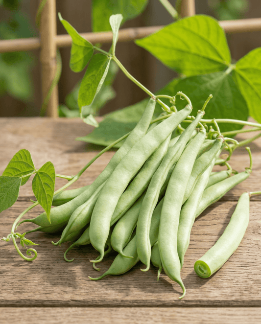 Klätterböna Westlandse 100g (Phaseolus vulgaris) – ettårig klätterväxtfrön från SeedsChoice