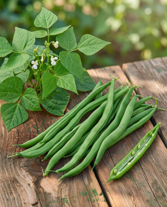 Buskböna Dawson 50g (Phaseolus vulgaris) – ettåriga grönsaksfrön från SeedsChoice