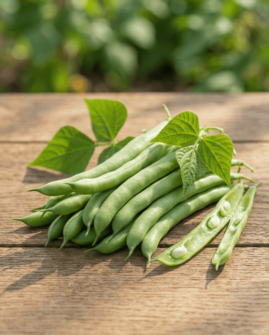 Buskbönor Record 100g (Phaseolus vulgaris) – ettåriga grönsaksfrön från SeedsChoice