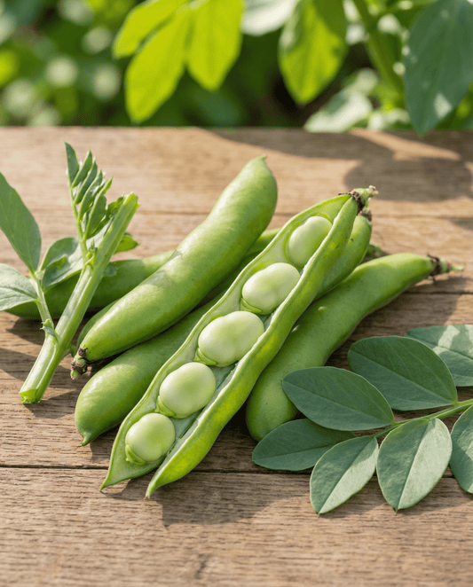 Bondböna Major (Vicia faba) – frön till ettårig grönsak från SeedsChoice