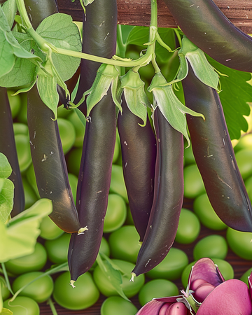 Ärtor Ezethas Krombek Blauwschok-frön (Pisum sativum) – ettårig grönsak