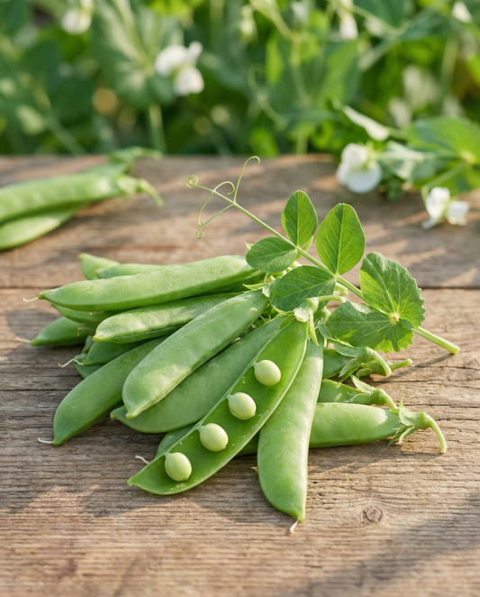 Sockerärtor De Grace 100g (Pisum sativum) – ettåriga grönsaksfrön från SeedsChoice