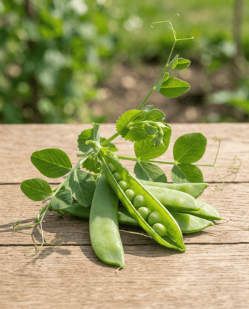 Sockerärta Record (Pisum sativum) – ettåriga grönsaksfrön från SeedsChoice