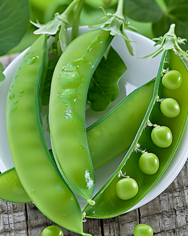 Sockerärtsfrön Delikett Pisum Sativum ettårig