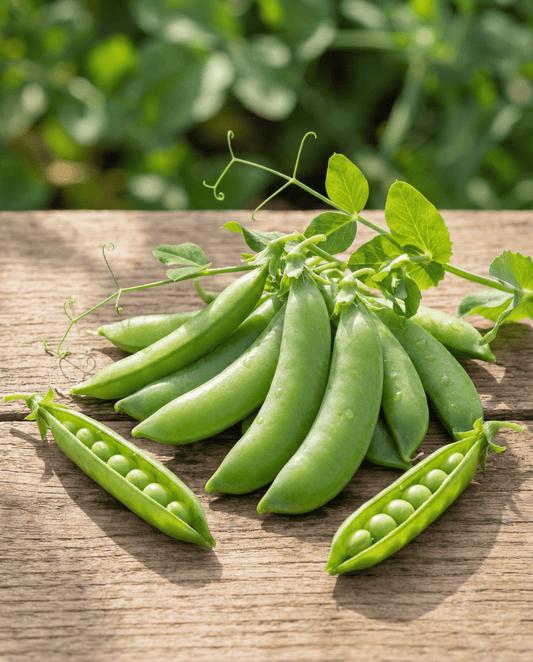 Sockerärta Delikett (Pisum sativum) – ettåriga grönsaksfrön från SeedsChoice