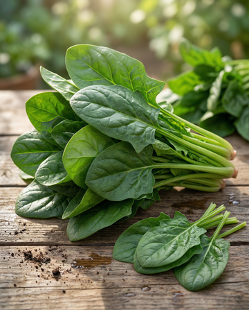 Spenat Bazaroet (Spinacia oleracea) – ettåriga grönsaksfrön från SeedsChoice
