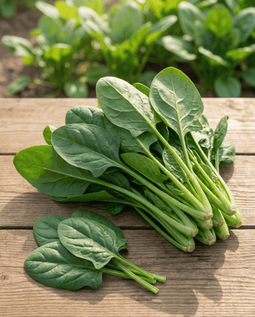 Spenat Colusa F1 (Spinacia oleracea) – ettåriga grönsaksfrön från SeedsChoice
