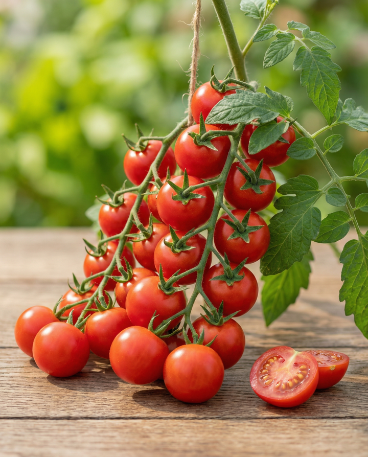 Körsbärstomat Gardener's Delight frön (Solanum lycopersicum) – ekologisk ettårig grönsak