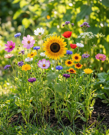 Cut Mixture Mix frön – ekologisk ettårig blomma