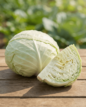 Platt vitkål Spring Salute F1 (Brassica oleracea) – ettåriga grönsaksfrön från SeedsChoice