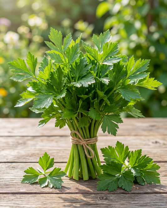 Skärselleri Gewone Snij (Apium graveolens) – ettåriga grönsaksfrön från SeedsChoice