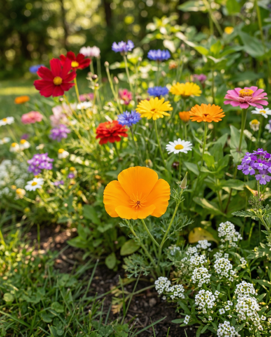Summer Mix 25m2 Coverage 20 Varieties – ettåriga blomsterfrön från SeedsChoice