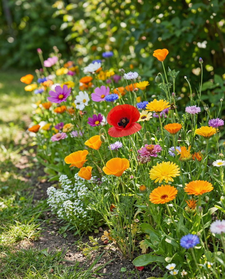 Friendly Mix 25 m² 20 sorter frön – ettårig blomma