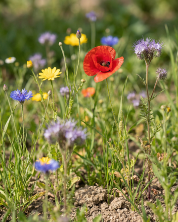 Nyckelpigablandning 25 M2 Strölåda – ettåriga blomsterfrön från SeedsChoice