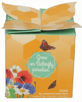 Insektsblomsterfrön Terrakottakruka Odlingskit Presentset