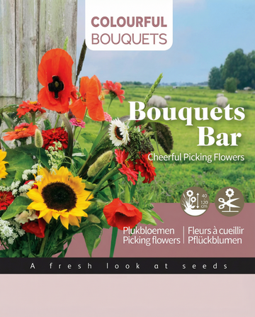 Picking Colourful Mix Bouquet Bar – ettårigt odlingskit med frön från SeedsChoice
