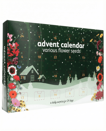 Adventskalender med 24 blandade sorter – odlingssats från SeedsChoice