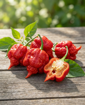 Carolina Reaper-paprika (Capsicum chinense) – grönsaksfrön från SeedsChoice
