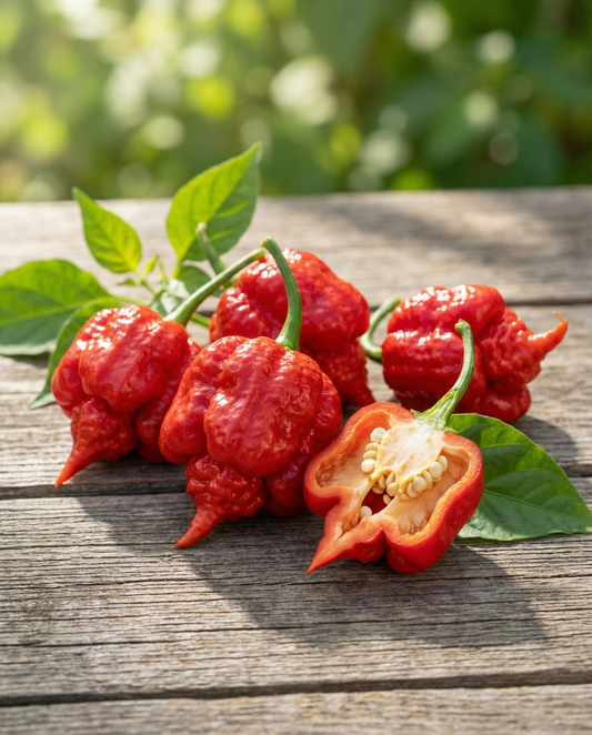 Carolina Reaper-paprika (Capsicum chinense) – grönsaksfrön från SeedsChoice