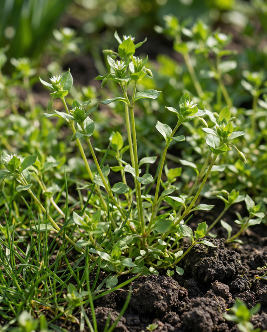 Våtarv (Stellaria media) – ettåriga örtkrön från SeedsChoice