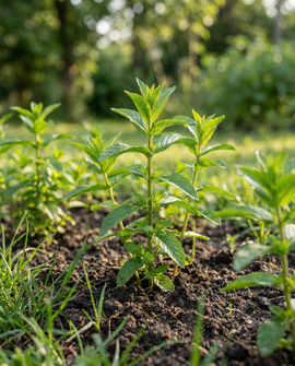 Grönmynta fröplattor Mentha spicata ört 4 plattor
