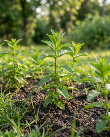 Grönmynta Pads 4 frön (Mentha spicata) – fröplattor