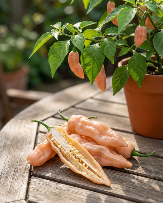 Dorset Pink Pepper (Capsicum chinense) – ettåriga grönsaksfrön från SeedsChoice