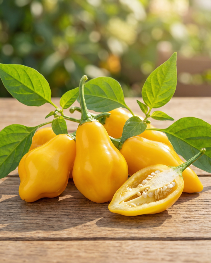 Madame Jeanette-pepparfrön (Capsicum chinense) – ettårig grönsak