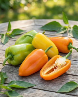 Paprika Caloro frön Capsicum Annuum ettårig