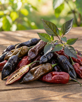 Dorset Naga Black Pepper frön Capsicum chinense ettårig