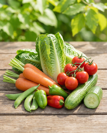 Kollektion Balkong Terrass Paket 6 Sorter – ettåriga grönsaksfrön från SeedsChoice