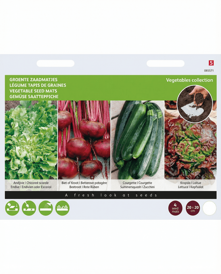 Frömattor 4-pack 20x20 cm biologiskt nedbrytbara – frömattor