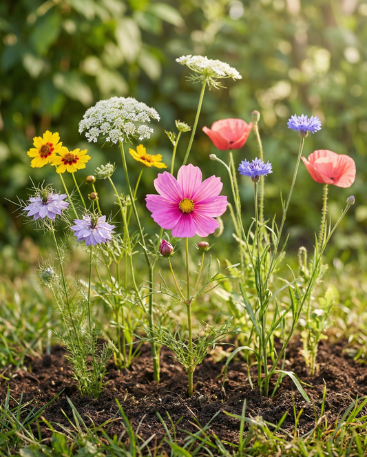 Doftande mix, täcker 15 m² – ettåriga blomsterfrön från SeedsChoice