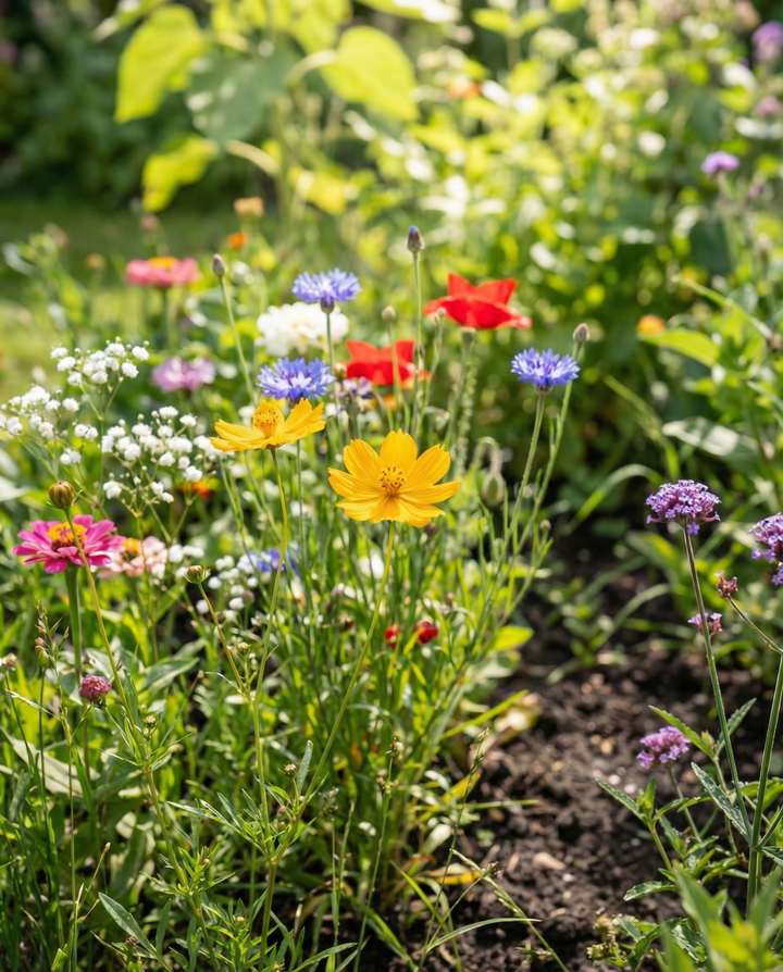 Vägkantsmix för 15 m² täckning – ettåriga blomsterfrön