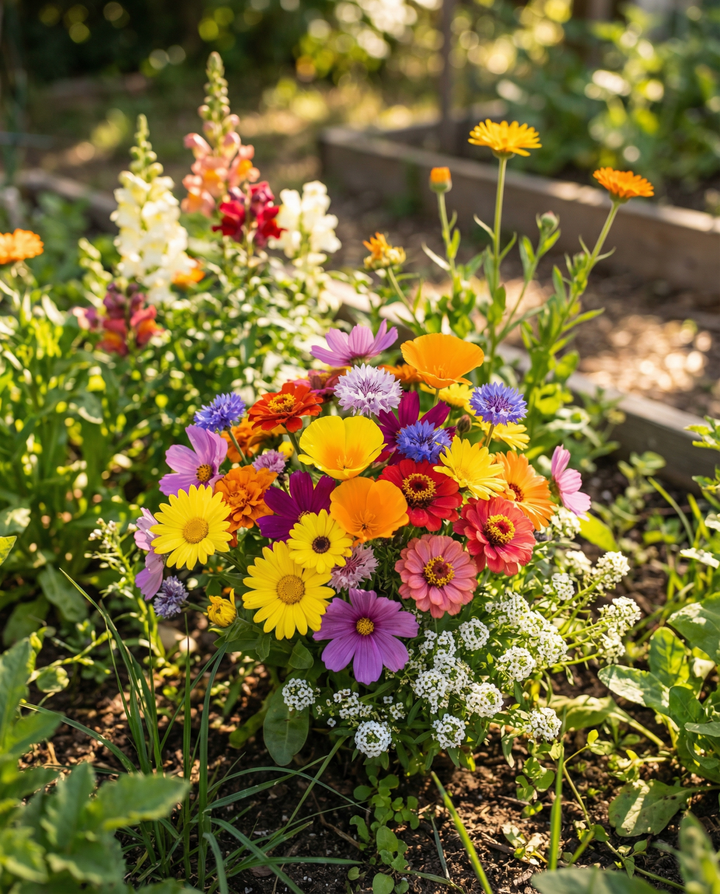 Sommarblommor frön – ettårig, strödosa för 15 m²