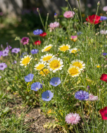 Inhemskt vildblomsterblad 25 m² täckning – ettåriga blomsterfrön från SeedsChoice