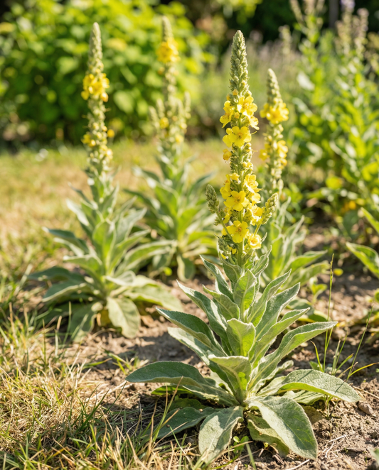 Kungsljus (Verbascum thapsus) – frön till tvååriga blommor från SeedsChoice